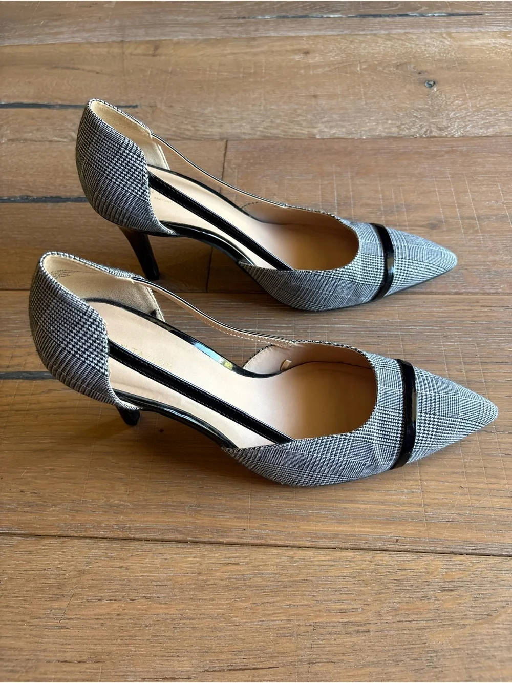 Ann Taylor Factory Plaid Pumps - Office Business Attire , Formal